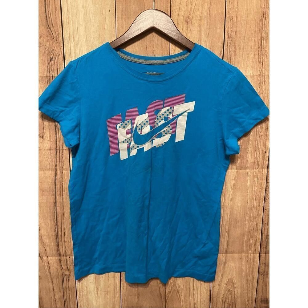 Nike Large womens T-shirt blue fast